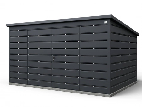 Šiukšlių konteinerių stoginė 4