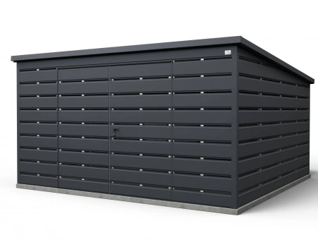 Šiukšlių konteinerių stoginė 7