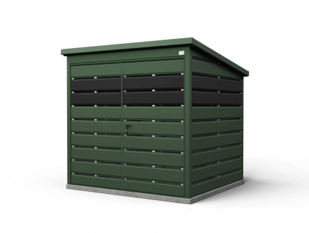 Šiukšlių konteinerių stoginė 4