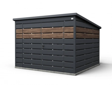 Šiukšlių konteinerių stoginė 9