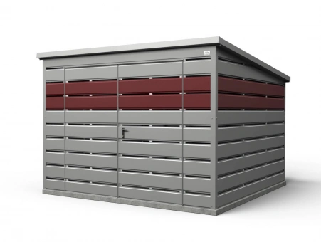 Šiukšlių konteinerių stoginė 14