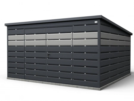 Šiukšlių konteinerių stoginė 10