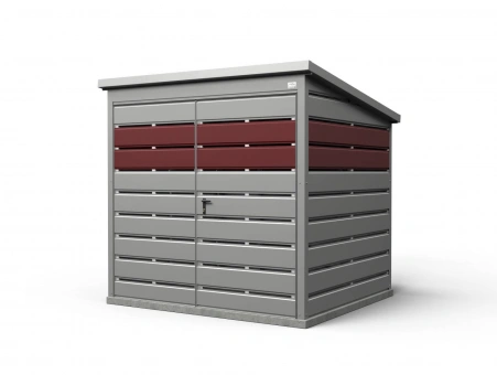 Šiukšlių konteinerių stoginė 15