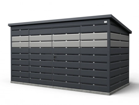 Šiukšlių konteinerių stoginė 1