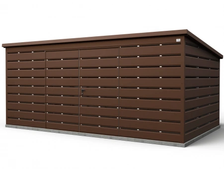 Šiukšlių konteinerių stoginė 9