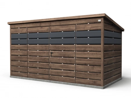 Šiukšlių konteinerių stoginė 11