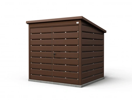 Šiukšlių konteinerių stoginė 9