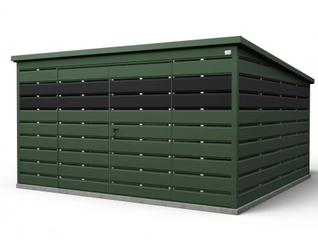 Šiukšlių konteinerių stoginė 15