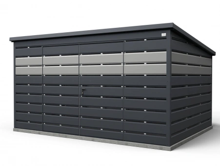 Šiukšlių konteinerių stoginė 10