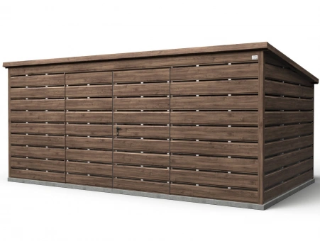 Šiukšlių konteinerių stoginė 5