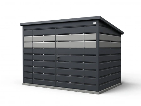 Šiukšlių konteinerių stoginė 10