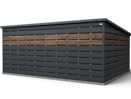 Šiukšlių konteinerių stoginė 1