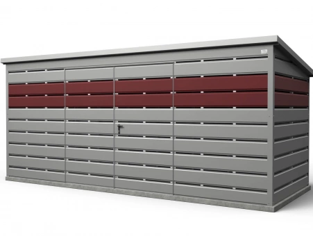 Šiukšlių konteinerių stoginė 1