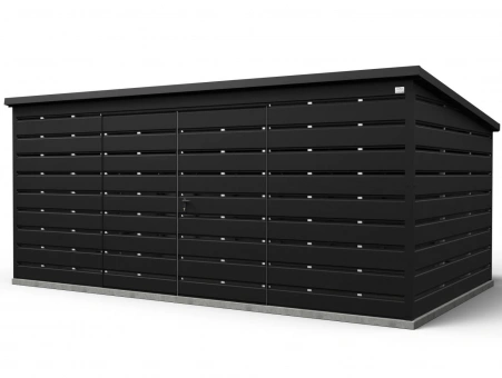 Šiukšlių konteinerių stoginė 10