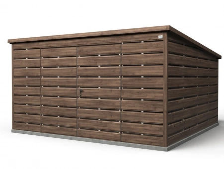 Šiukšlių konteinerių stoginė 11