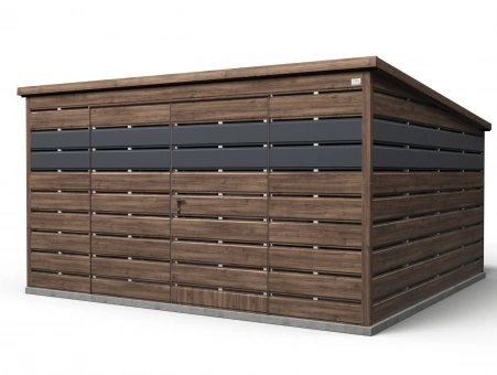 Šiukšlių konteinerių stoginė 1