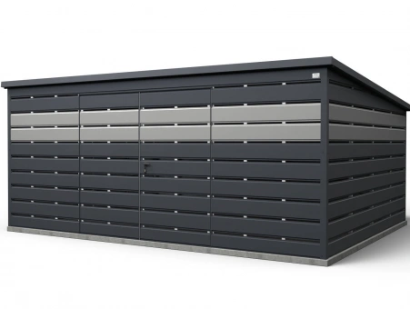 Šiukšlių konteinerių stoginė 10