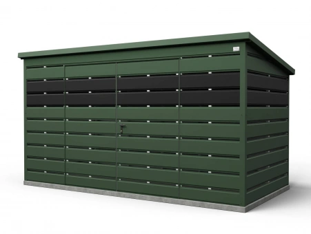 Šiukšlių konteinerių stoginė 15