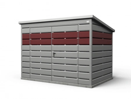 Šiukšlių konteinerių stoginė 9