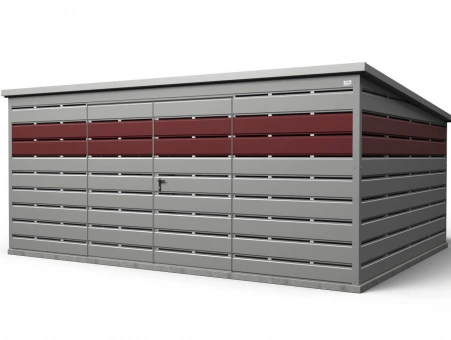 Šiukšlių konteinerių stoginė 13