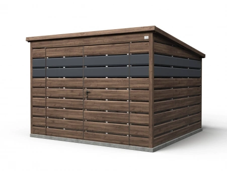 Šiukšlių konteinerių stoginė 12