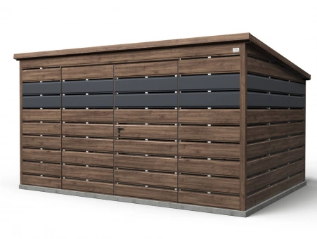 Šiukšlių konteinerių stoginė 3