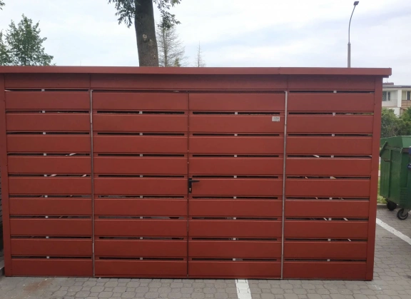 Šiukšlių konteinerių stoginės 53