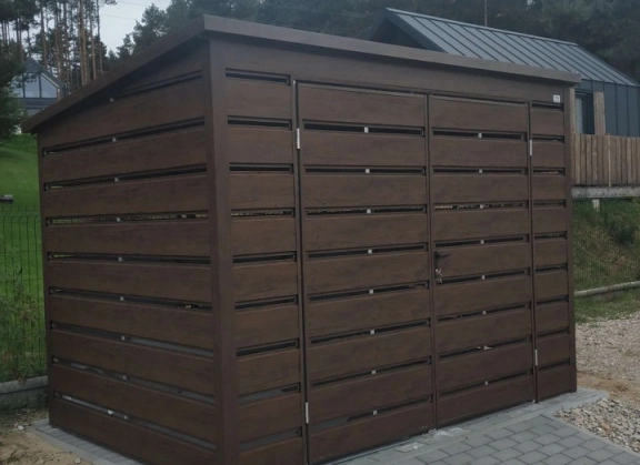 Šiukšlių konteinerių stoginės 434