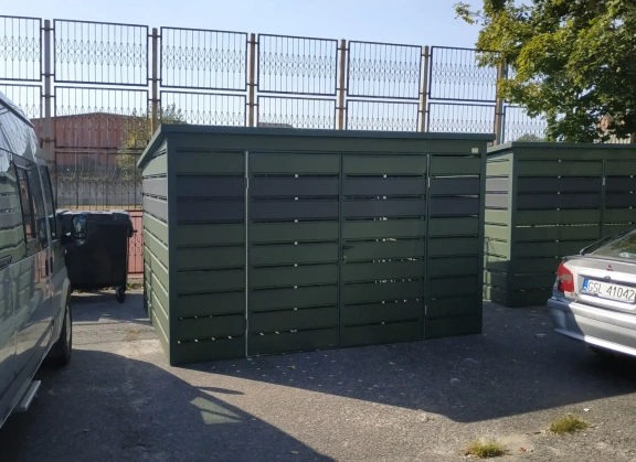 Šiukšlių konteinerių stoginės 183