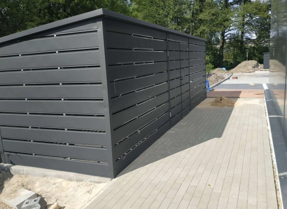 Šiukšlių konteinerių stoginės 21