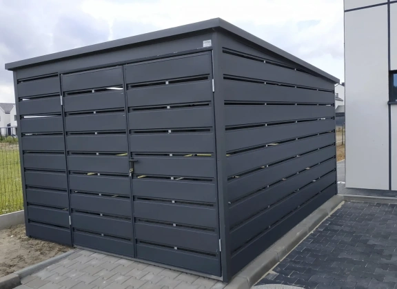 Šiukšlių konteinerių stoginės 316