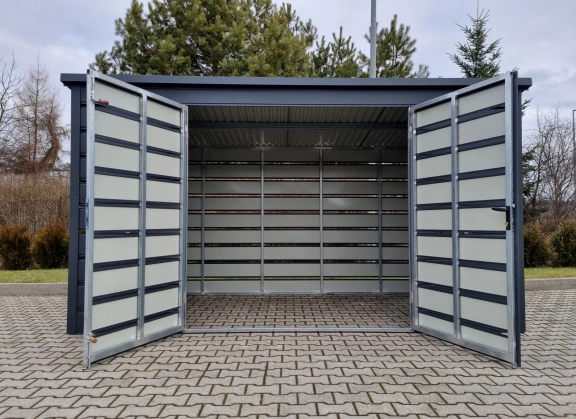 Šiukšlių konteinerių stoginės 6