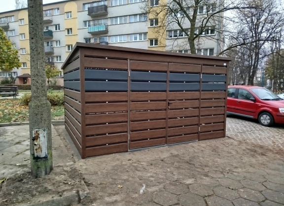 Šiukšlių konteinerių stoginės 359