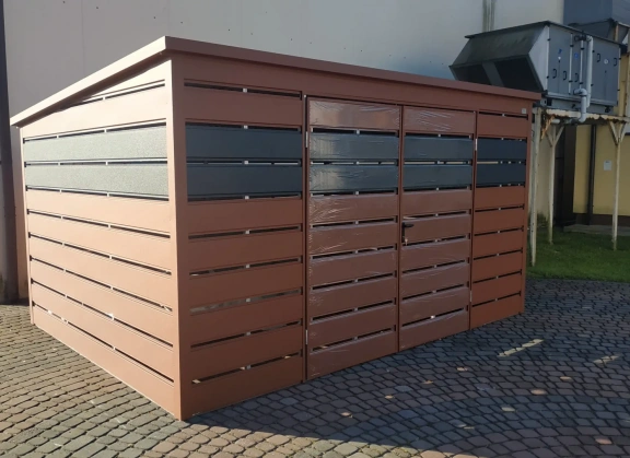 Šiukšlių konteinerių stoginės 177