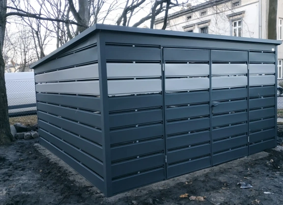 Šiukšlių konteinerių stoginės 252