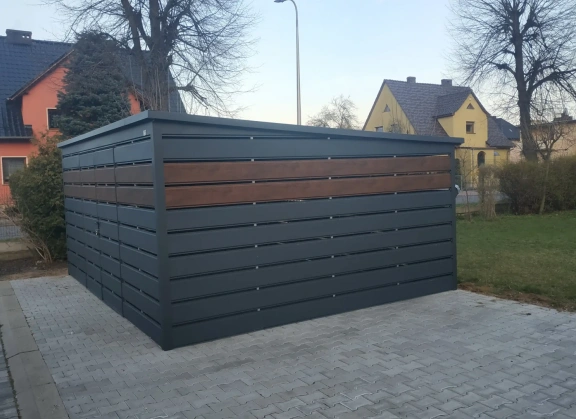 Šiukšlių konteinerių stoginės 110