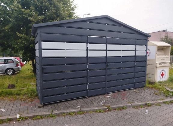 Šiukšlių konteinerių stoginės 422