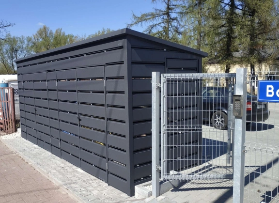 Šiukšlių konteinerių stoginės 391