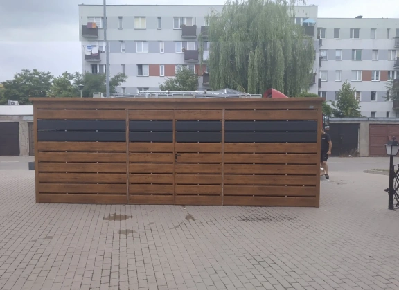 Šiukšlių konteinerių stoginės 145