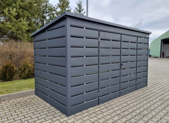 Šiukšlių konteinerių stoginės 4