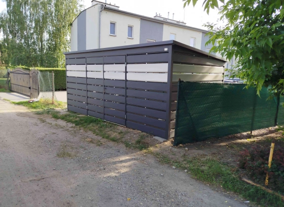 Šiukšlių konteinerių stoginės 495