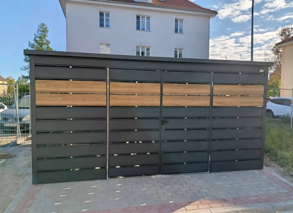 Šiukšlių konteinerių stoginės 486