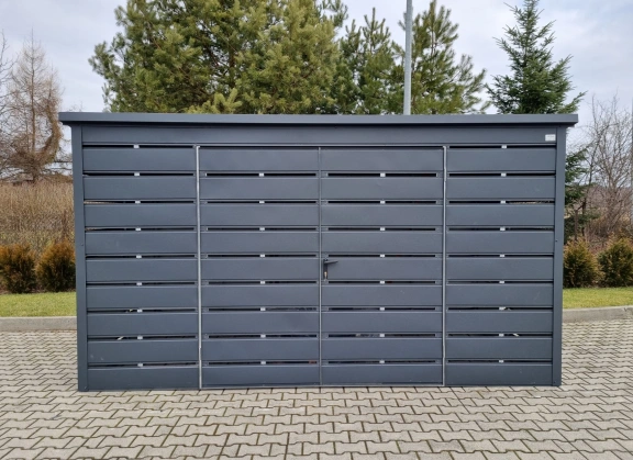 Šiukšlių konteinerių stoginės 3