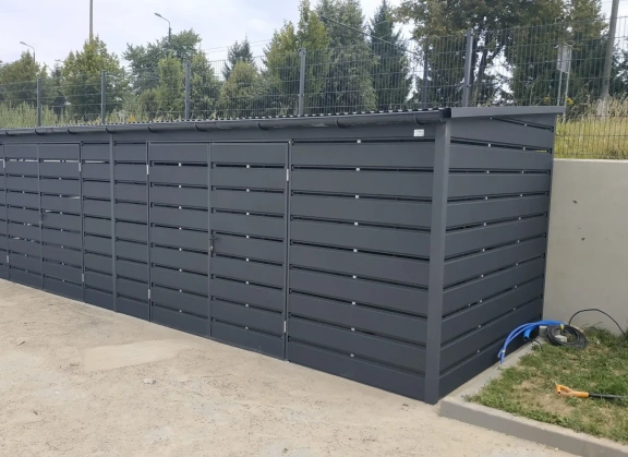 Šiukšlių konteinerių stoginės 160