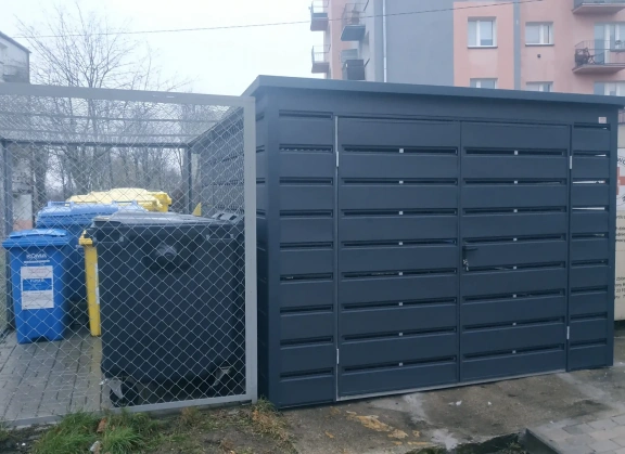 Šiukšlių konteinerių stoginės 365