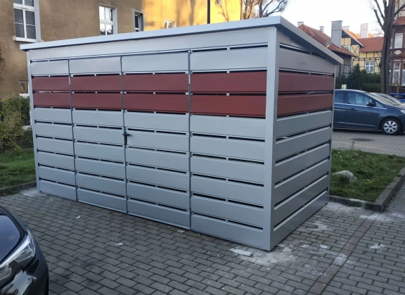 Šiukšlių konteinerių stoginės 79
