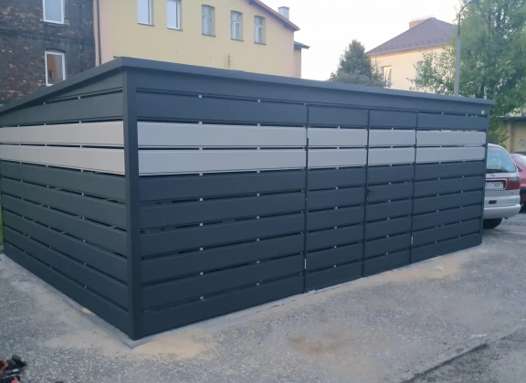 Šiukšlių konteinerių stoginės 119