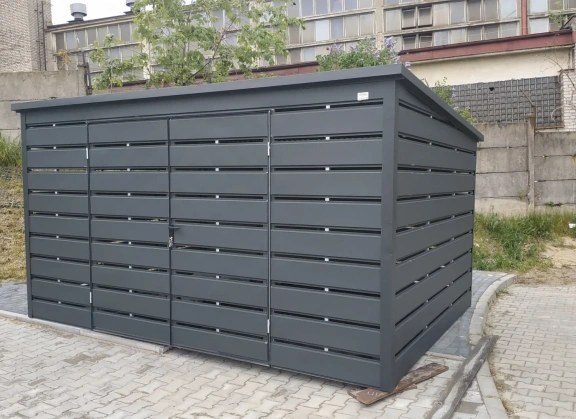 Šiukšlių konteinerių stoginės 122