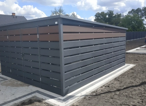 Šiukšlių konteinerių stoginės 157