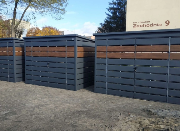 Šiukšlių konteinerių stoginės 73